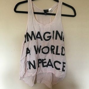 Imagine A World in Peace Top